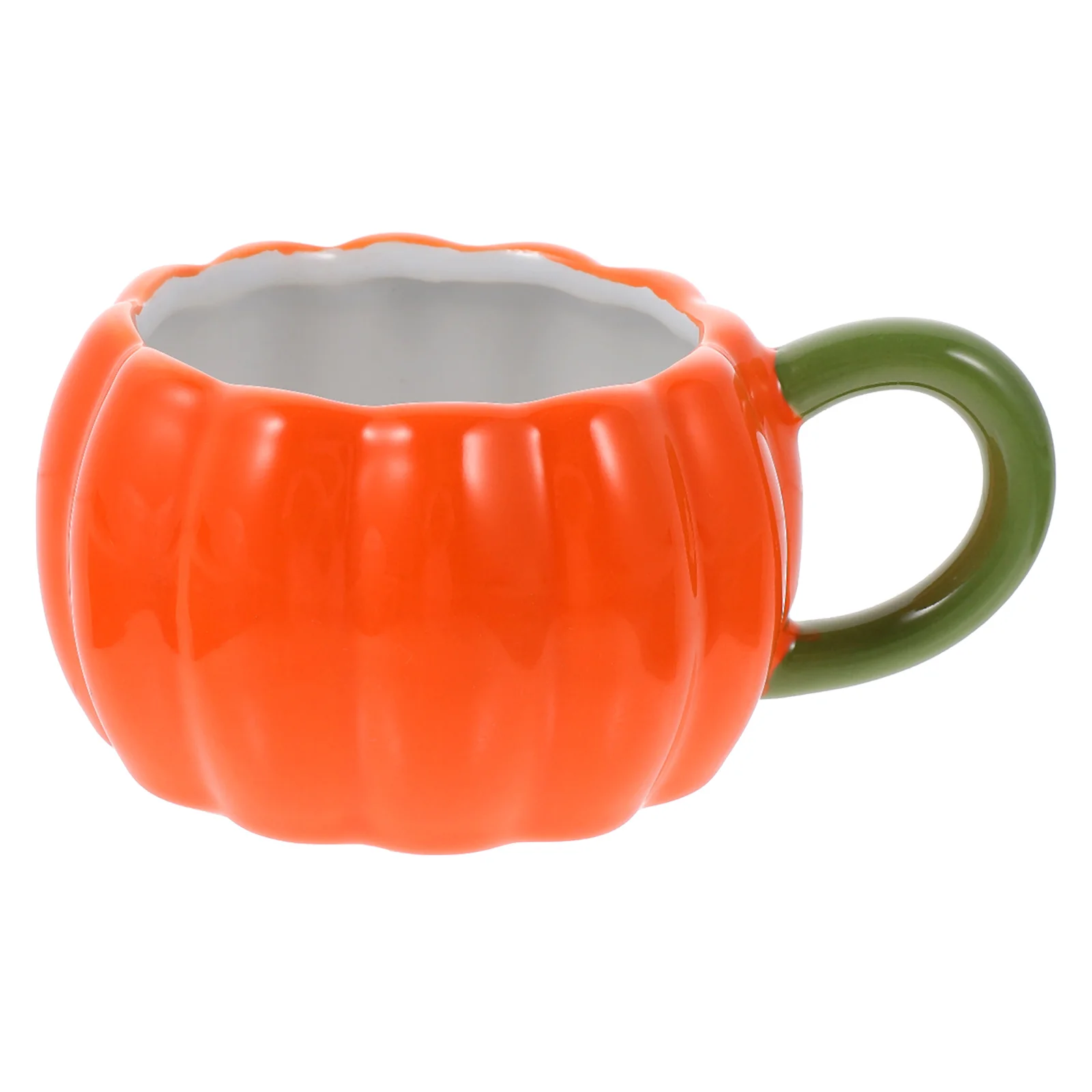 

Mug Pumpkin Ceramic Cup Coffeecupsmugs Drinking Tea Decorative Tumbler Fall Orange Household Soup Office Drink Homedessert