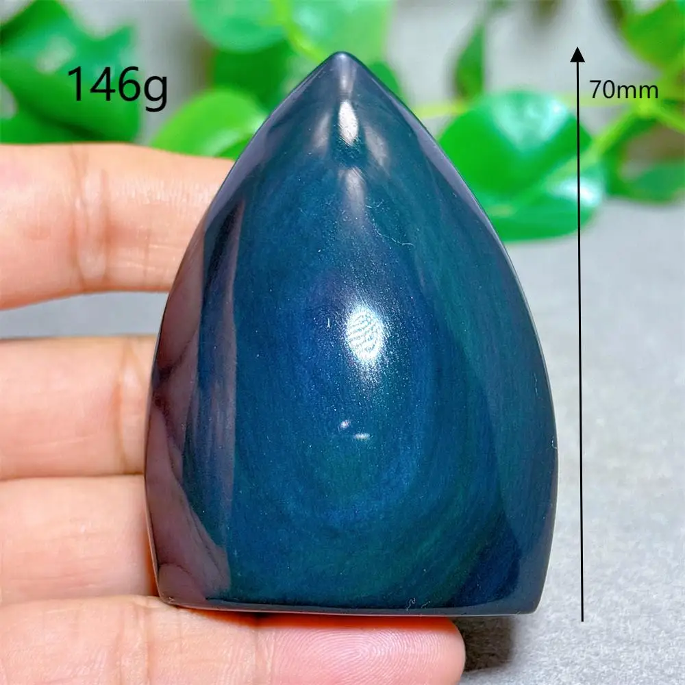 Радужный обсидиан, кристаллы