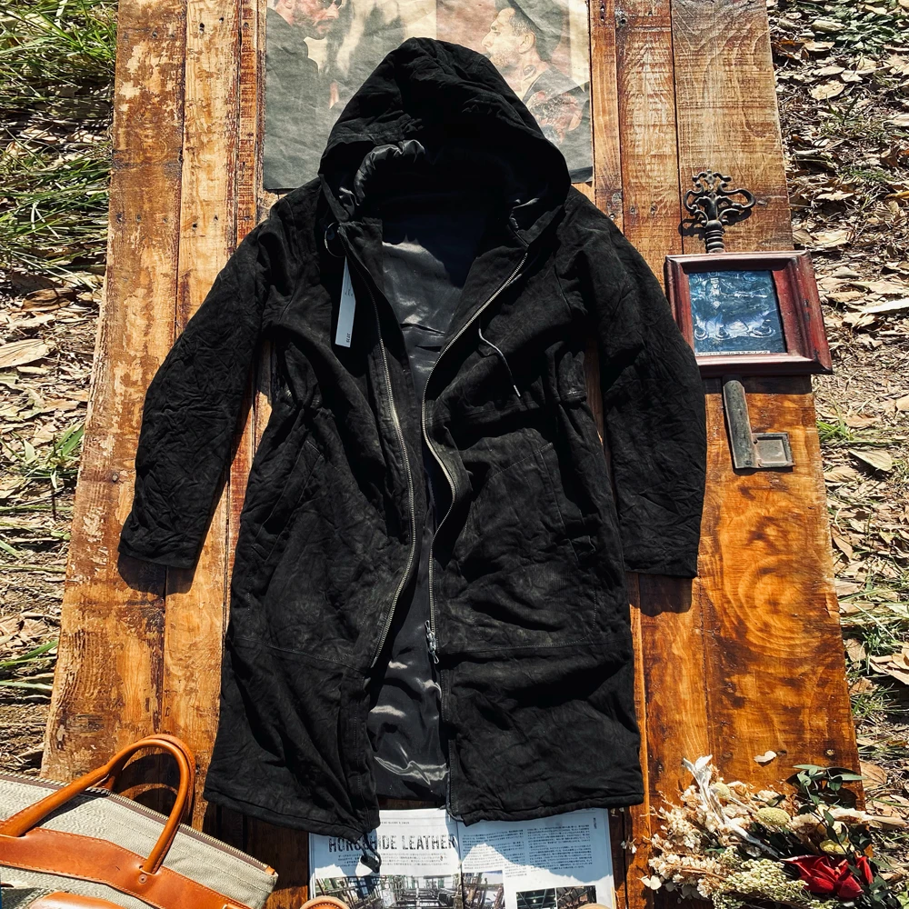 

CDP898 Cidu большой размер США превосходная зимняя куртка из овечьей кожи Мужская классическая замшевая ветровка