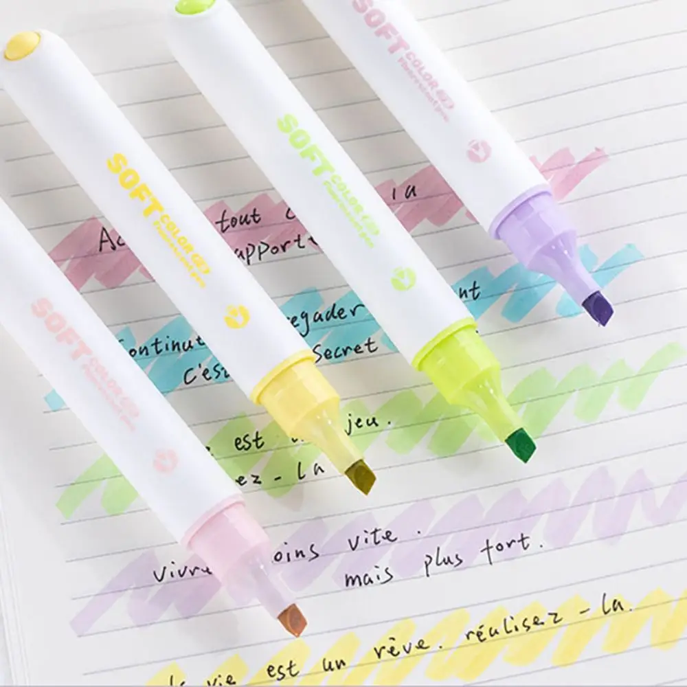 Decompress Pen Chisel Tip Highlighters Pastel Bible Highligh