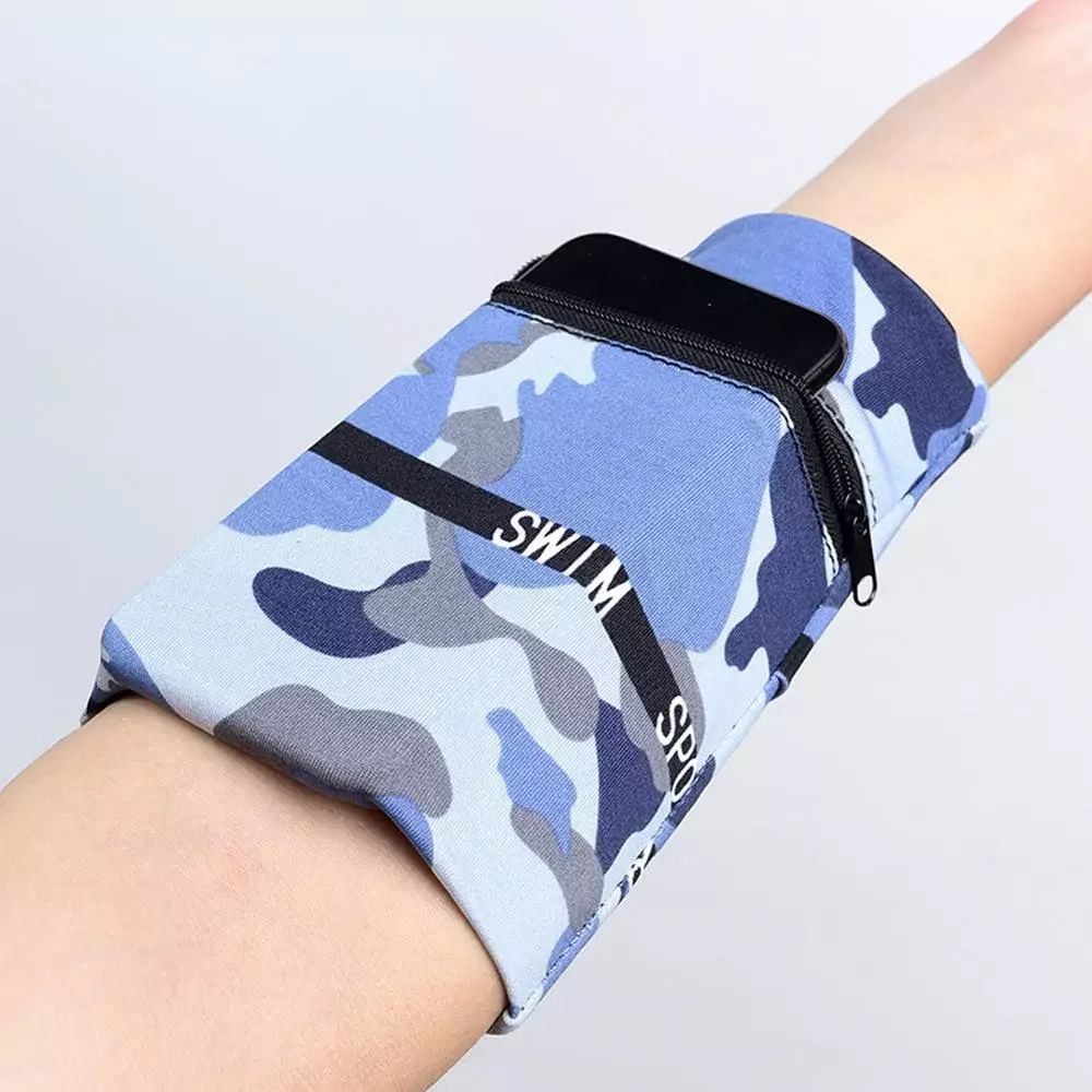 

Sport Phone Band Zipper Multifunctional Ankle Wrap Wrist Strap Wallet Storage Bag Case Badminton Basketball Wristband Sweatband