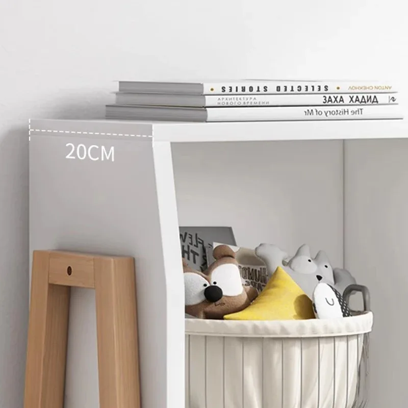 Скандинавская простая книжная полка деревянная угловая для хранения картин