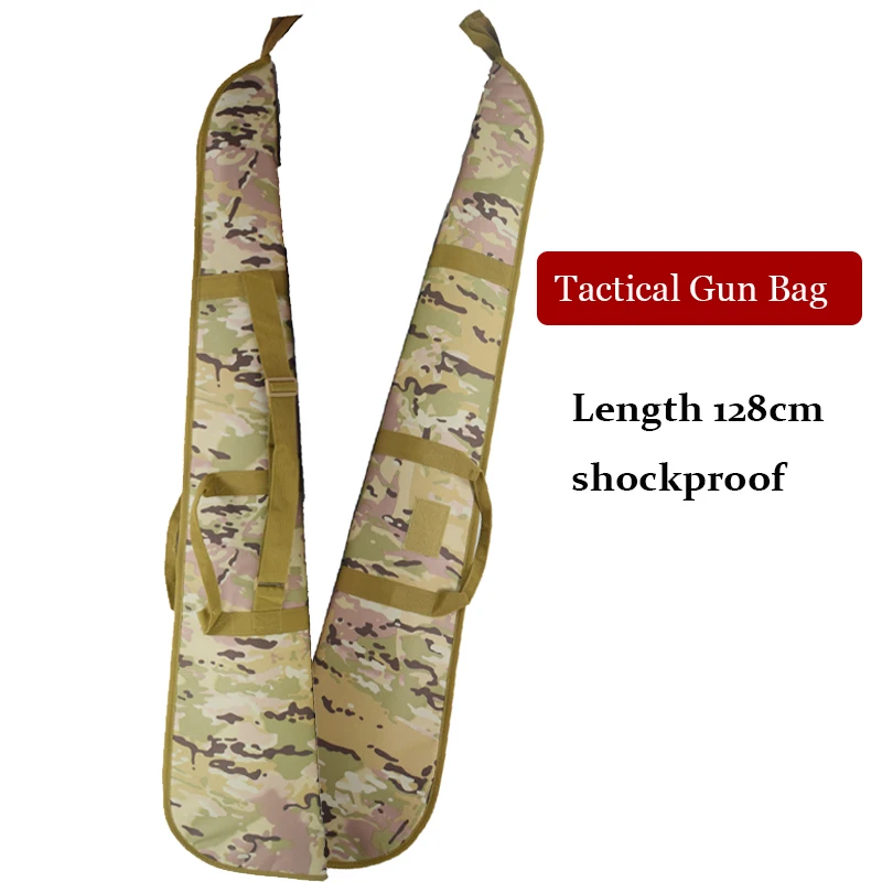 

128cm Tactical Rifle Gun Bag Outdoor Shockproof Shotgun Hunting Airsoft Rifle Gun Holster 600D Oxford Gun Bag