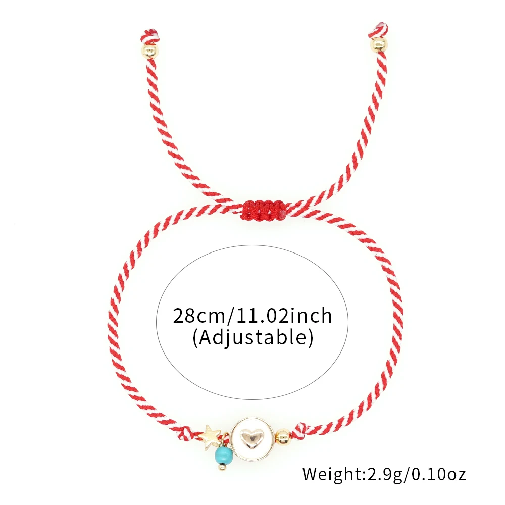 Богемный стиль Martis 2024 синтетический сапфир браслет со звездами в виде сердца для