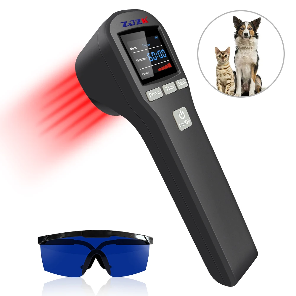 

ZJZK 4x808nm Body Pain Laser Therapy Device LLLT Physiotherapy Equipment Neck Massager Health Care Tools