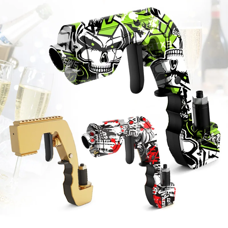 

Champagne Gun Beer Gun Wine Dispenser Bottle Beer Ejector Feeding Spray Gun Bottle Cap Wine Stopper Ejector Feeding For Party