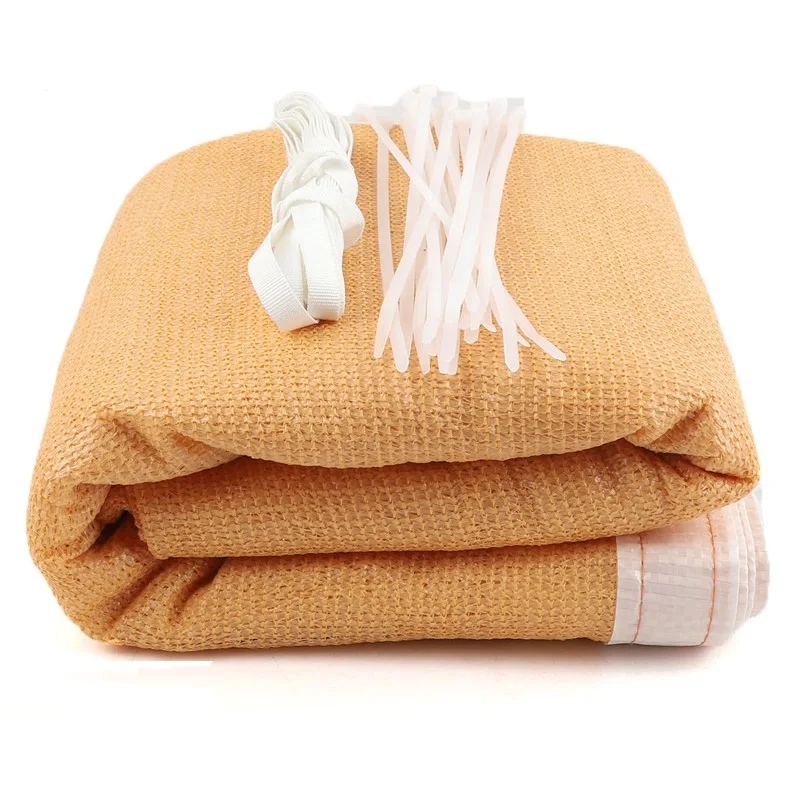 Бежевая Солнцезащитная сетка садовая беседка анти-УФ HDPE тент Солнцезащитный