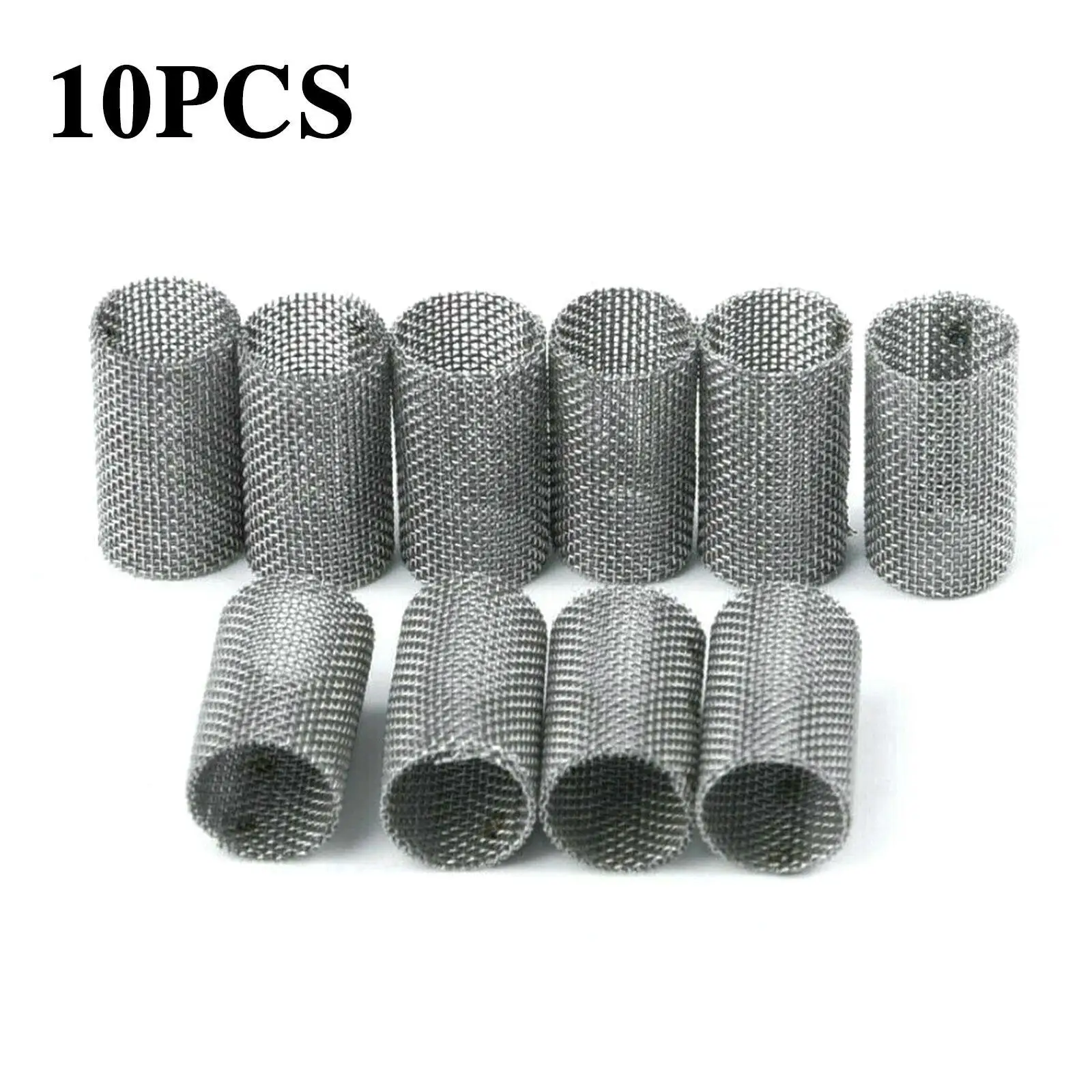 

10Pcs 310s Stainless Steel Strainer Screen for diesel Air Parking Heater Car Glow Plug Burner 3-Layers Filter Mesh