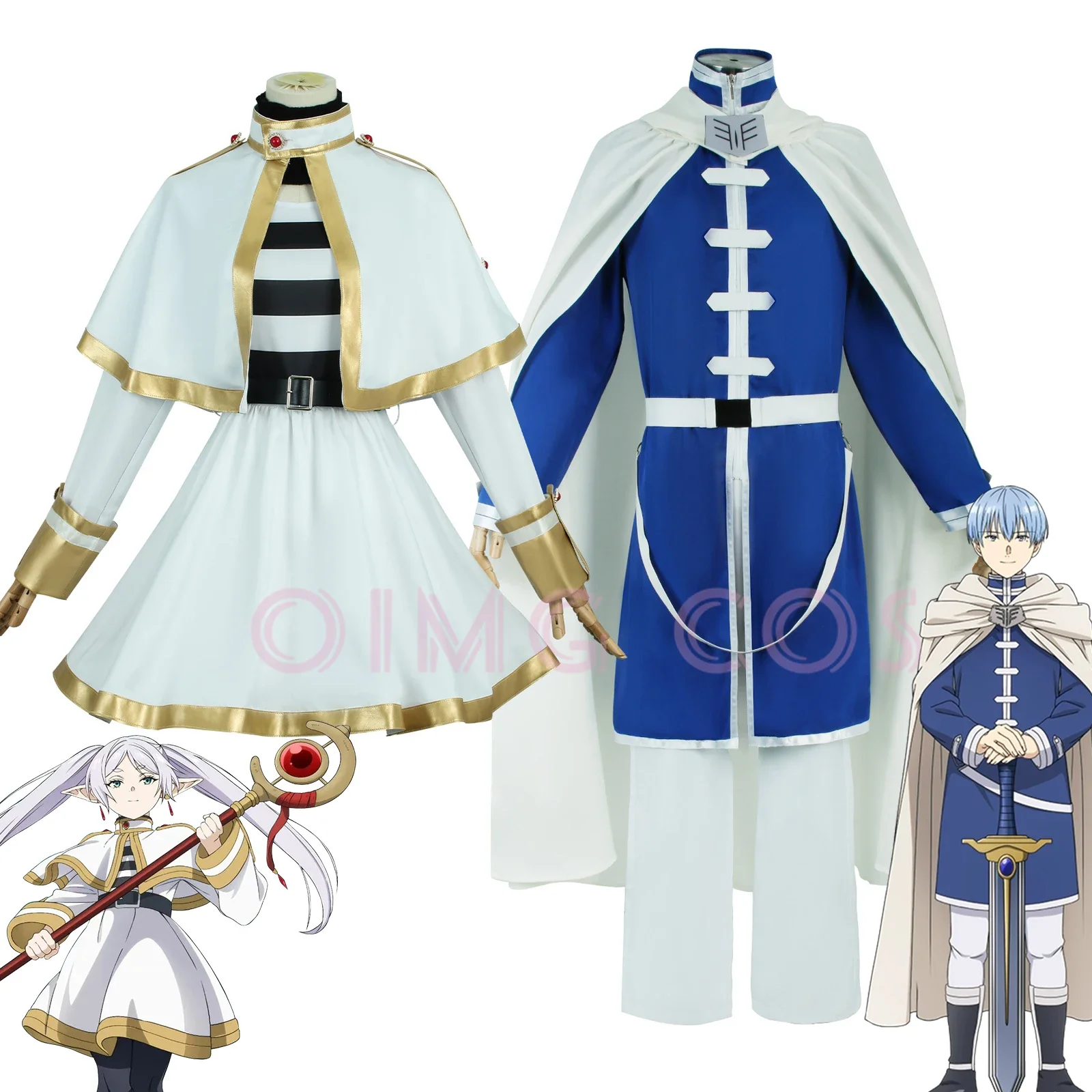 Косплей фриэрен на похоронах костюм химммеля Карнавальная форма парик Аниме