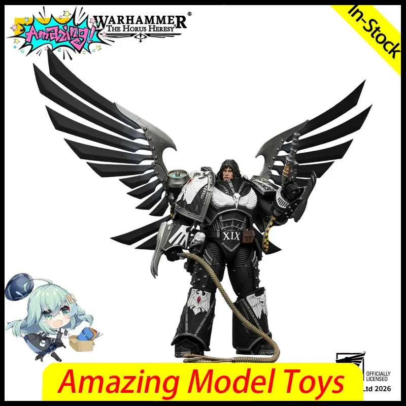 Фото В наличии: Фигурки JOYTOY Warhammer 40K 1/18, Корвус Коракс, Праймарх XIX Легиона, модель для сборки, подарки №3