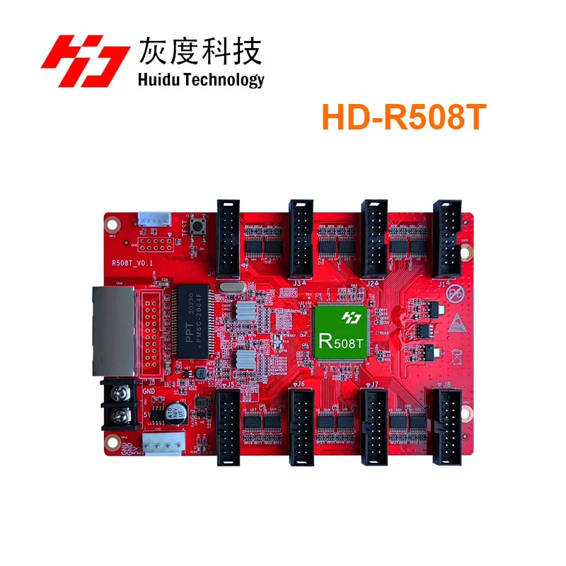 

HD-R508T заменяет полноцветную карту приема R508 huidu с портом HUB75E для видеонастенных панелей, полноцветный светодиодный дисплей