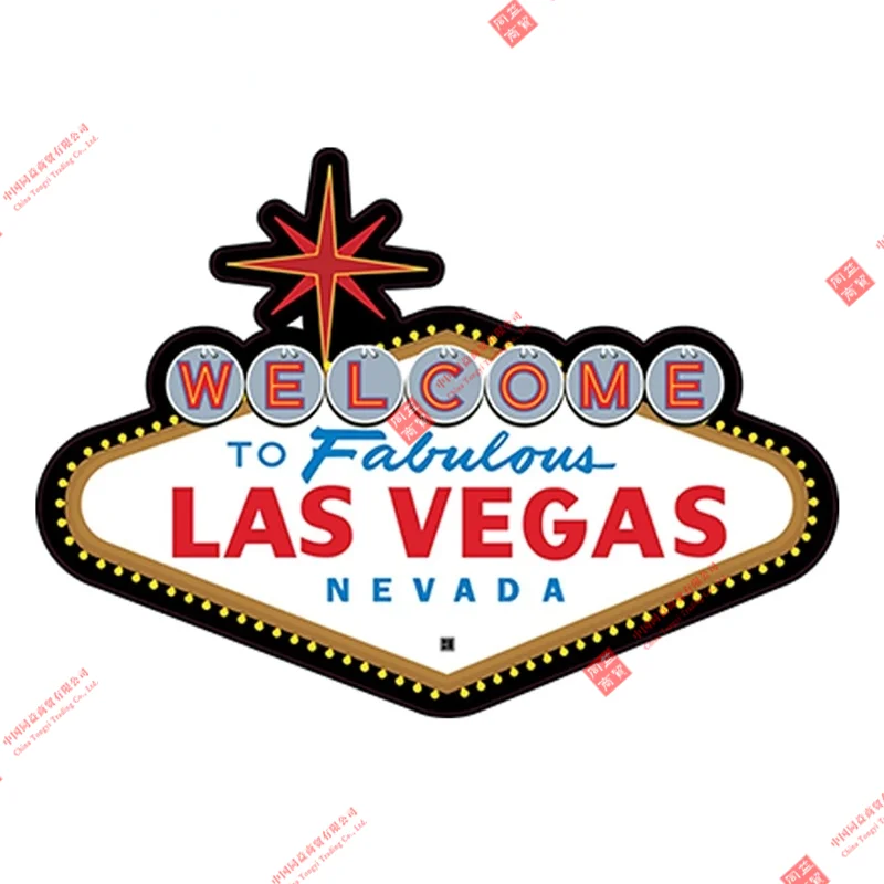 Автомобильная наклейка с надписью «Лас-Вегас»