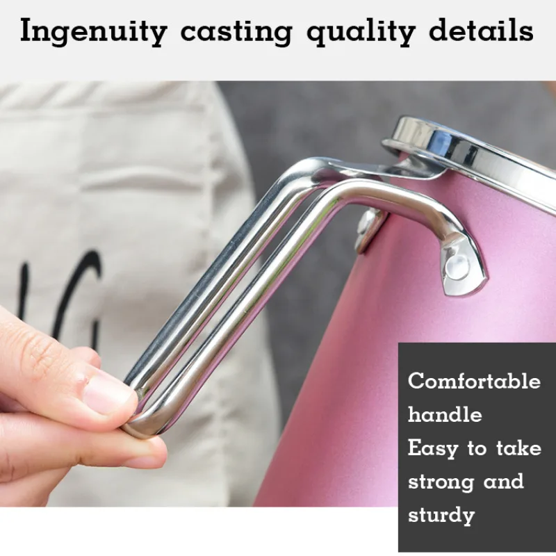 

Jimei Kitchen 304 Stainless Steel Oil Pot with Filter and Lid