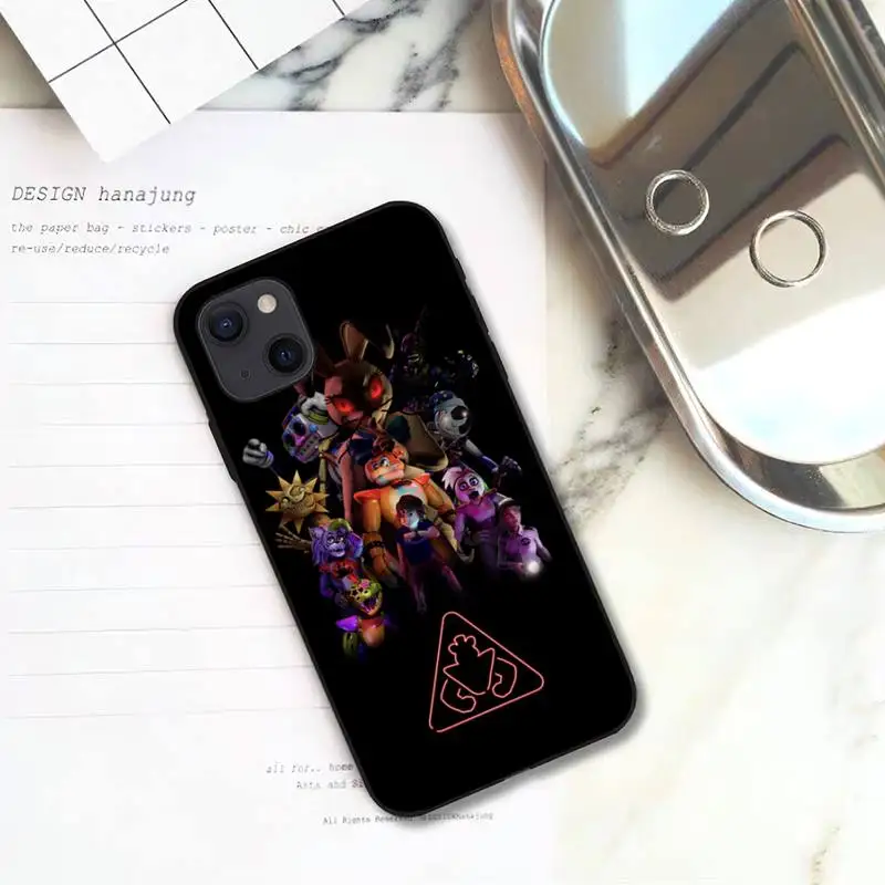 FNAF чехол для телефона с защитой от поломки iPhone 11 12 Mini 13 Pro XS Max X 8 7 6s Plus 5 SE XR |