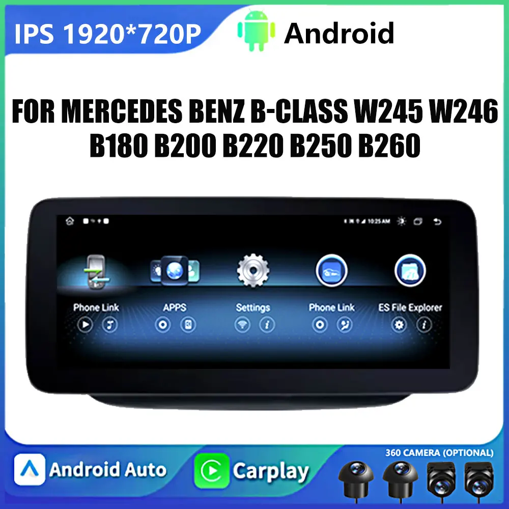 Для Mercedes Benz B-class W245 W246 B180 B200 B220 B250 B260 Автомобильный Android OS радиоприемник Видео