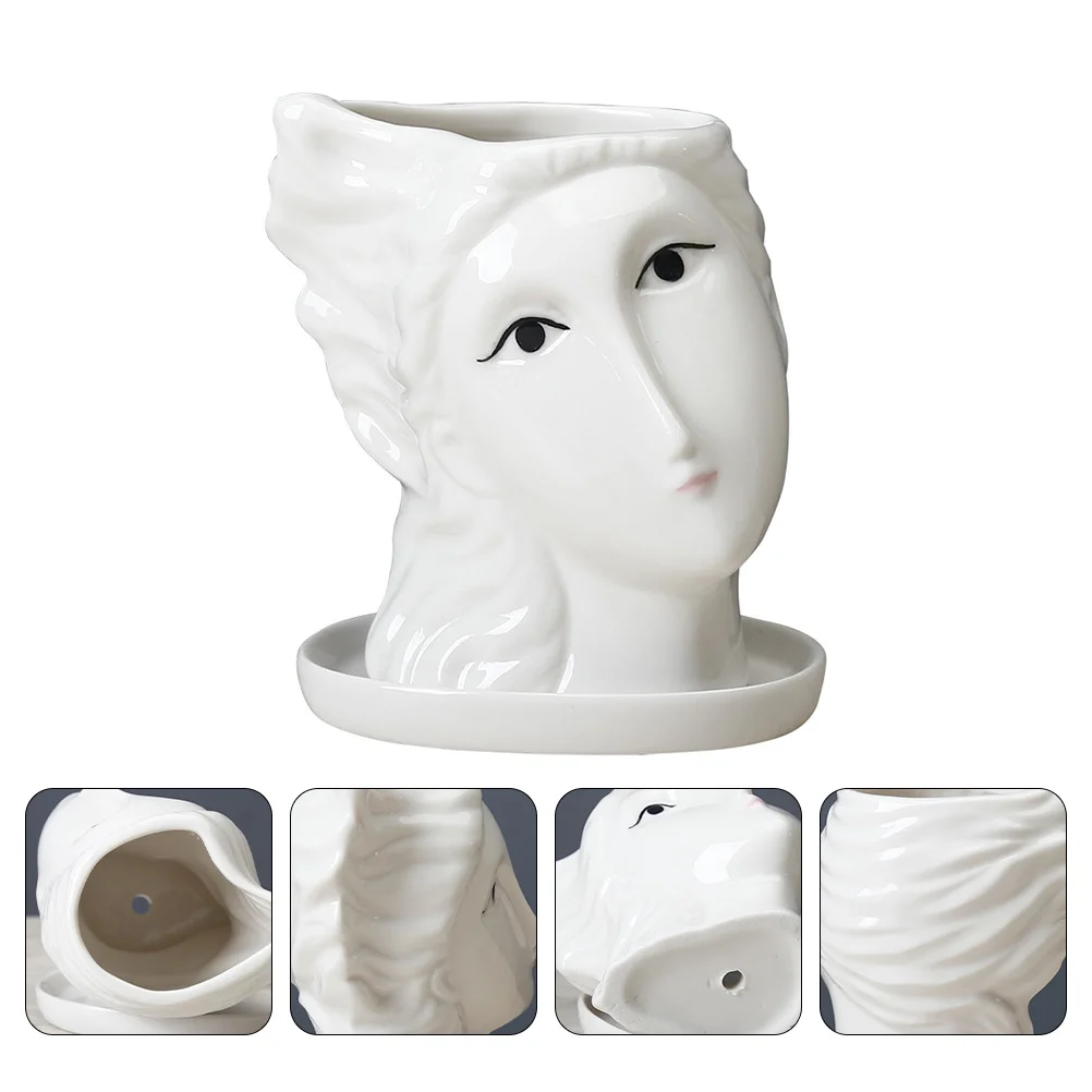 

1Pc Flower Pot Creative Unique Durable Container Holder Garden Decoration