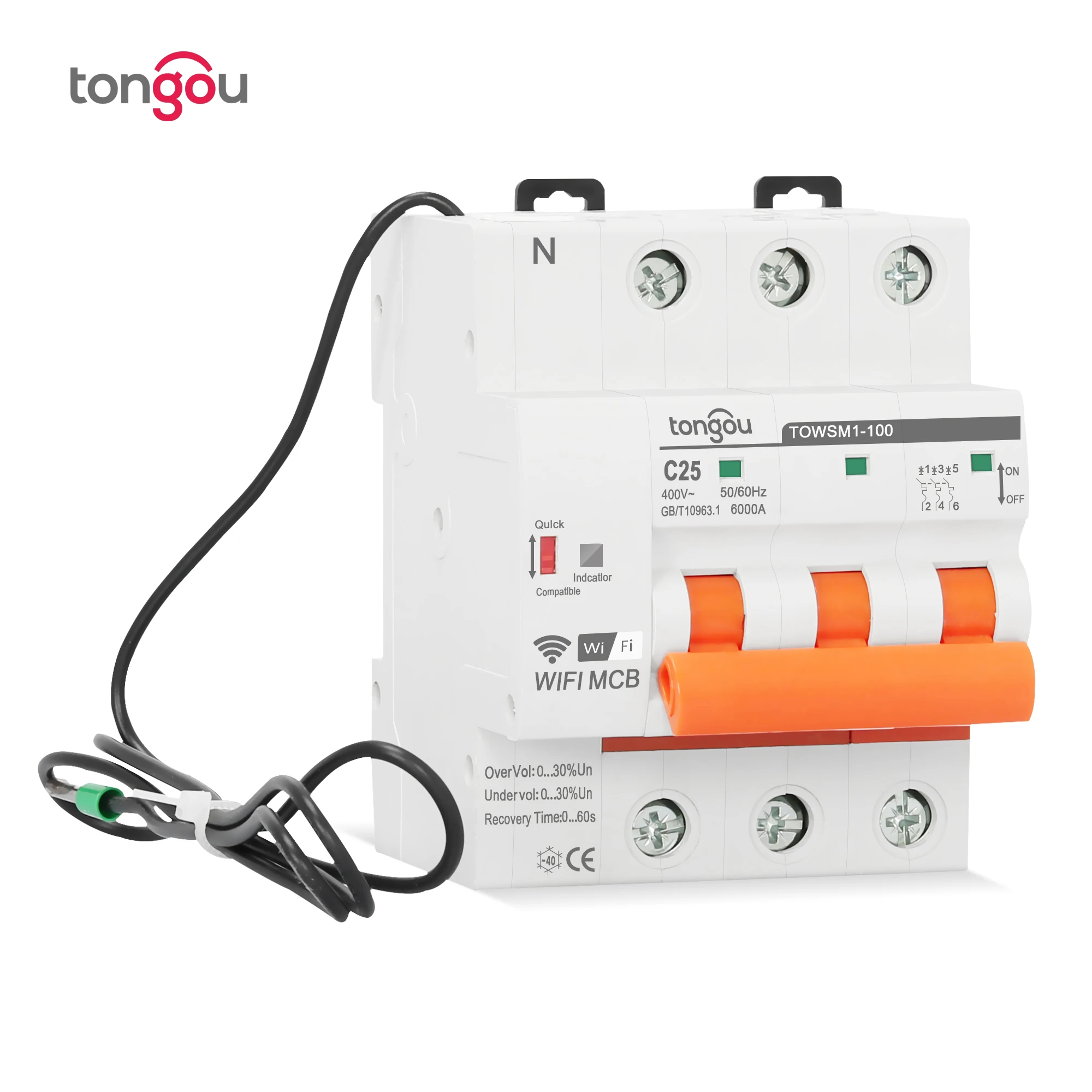 3P WIFI таймер выключателя с дистанционным управлением перегрузкой и