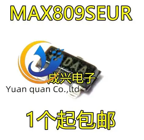 

30pcs original new MAX809SEUR+T MAX809S ADAA silk screen SOT23 2.93V level reset chip IC