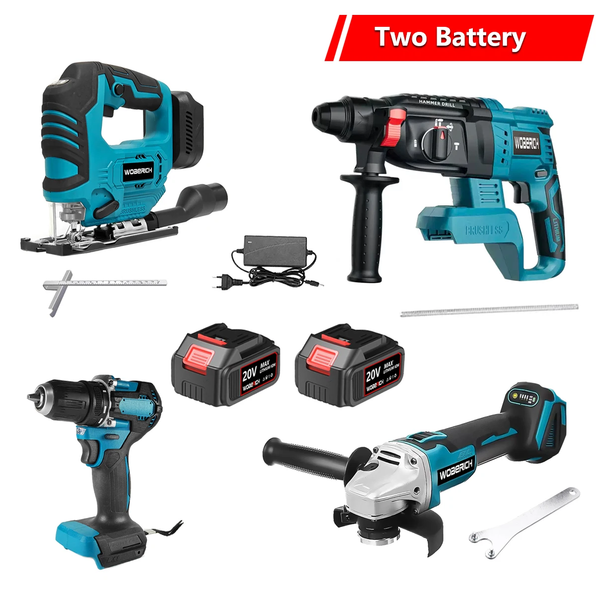 

Аккумуляторный набор электроинструментов WOBERICH