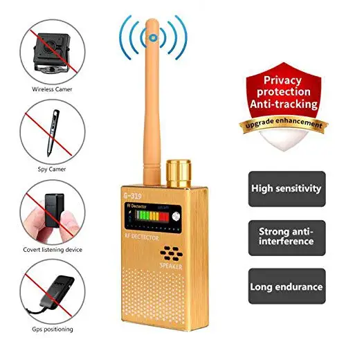 

Беспроводной детектор радиочастотного сигнала, детектор мобильного телефона, полный диапазон сигнала, детектор ошибок, детектор GSM Device1-8000 МГц G319