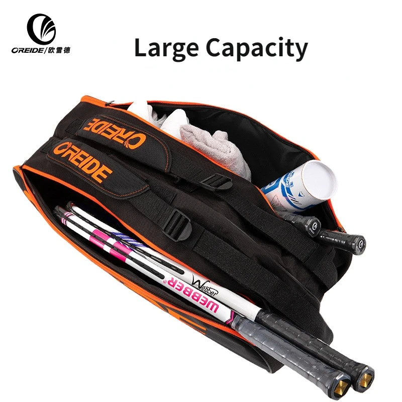 Gym Badminton Racket Bag Tenis Rackets Bag Sports Bag Large Capacity 6-12 Piece Squash Racquet Backpack Padel Tennis Bag