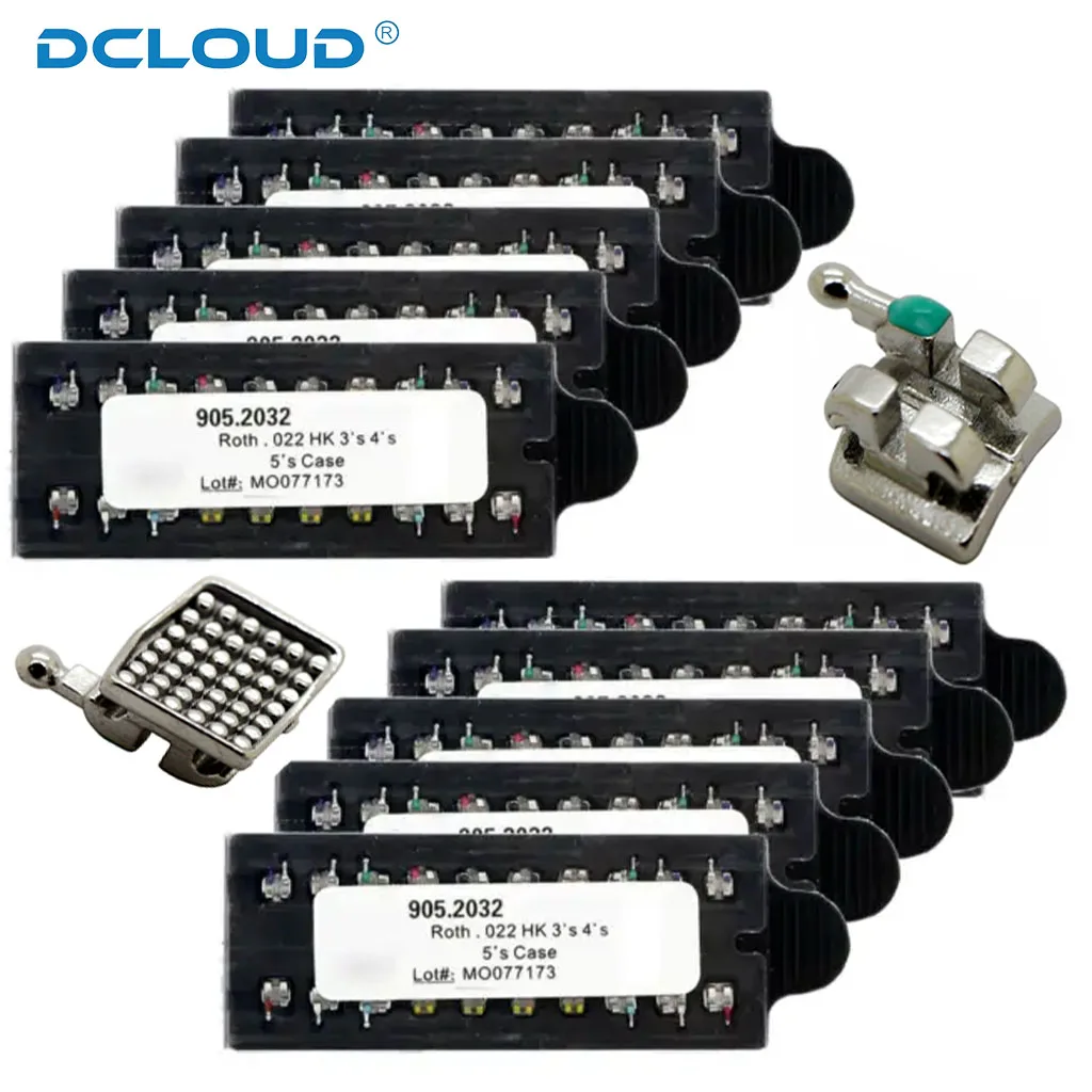 1000 шт./50 коробок Стоматологическая Ортодонтическая металлическая мини-петля MBT 0