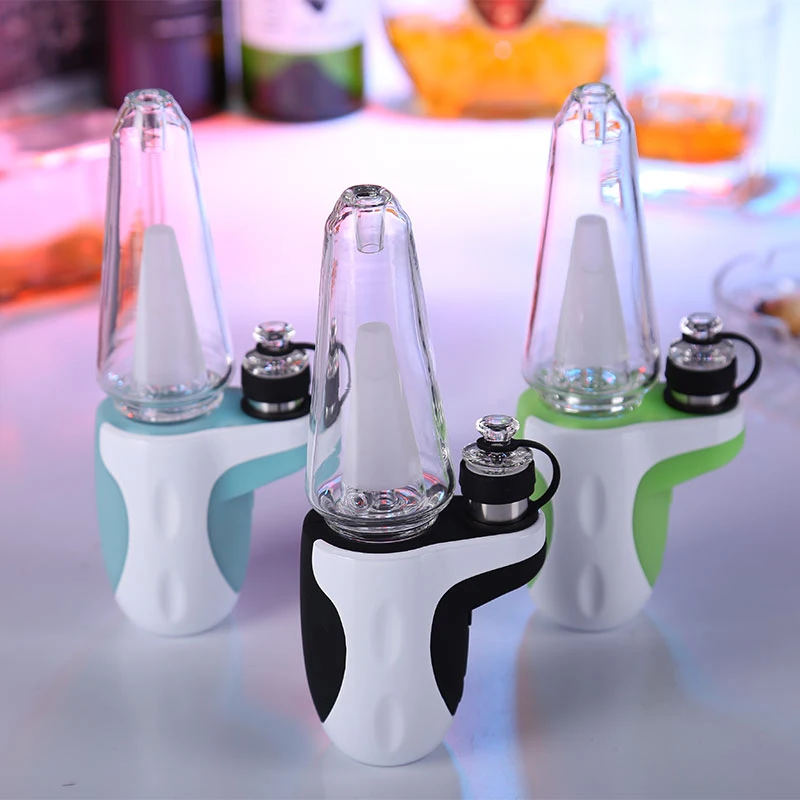 

Electric Dab Rig Dabcool W2 Kit,Upgraded 1500mah Battery IPX4 Waterproof Heating Base Enail for Wax Concentrate Shatter Budder