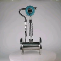 high accuracy digital vortex flowmeter stainless steel vortex flow meter superheated steam saturates vapor gas liquid flowmeter