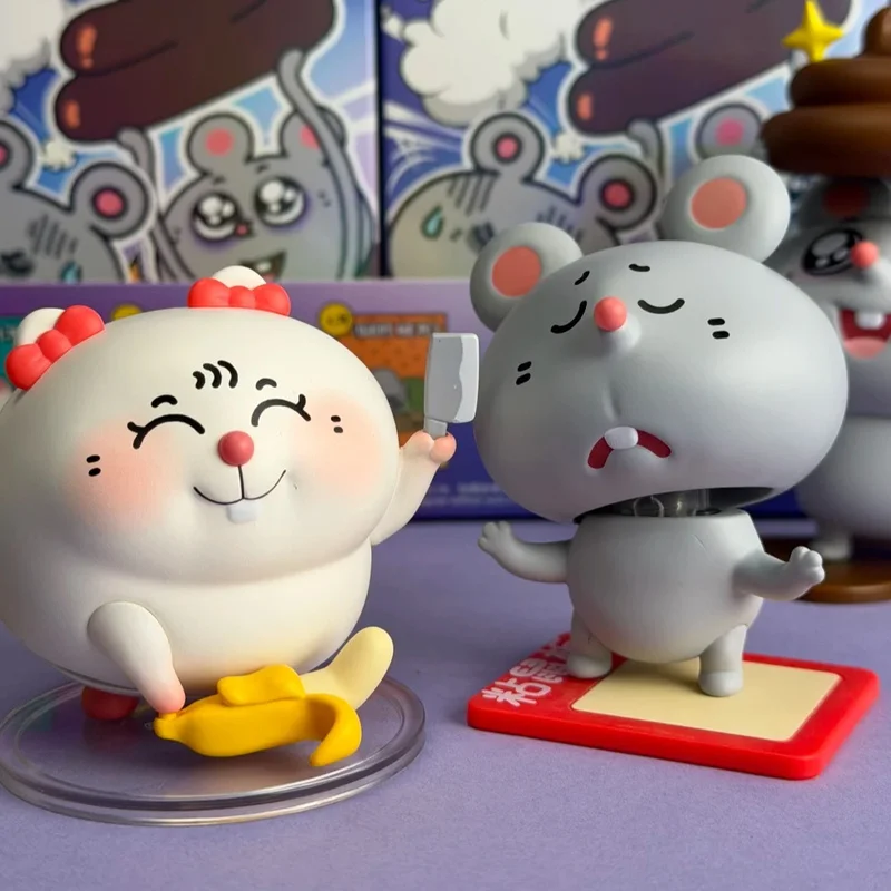 Фото Оригинальная фигурка-сюрприз 52TOYS MEIJI & DASHU из серии Positive Mood, модная игрушка-украшение, милый подарок, праздничный сюрприз, 7-12 см №3