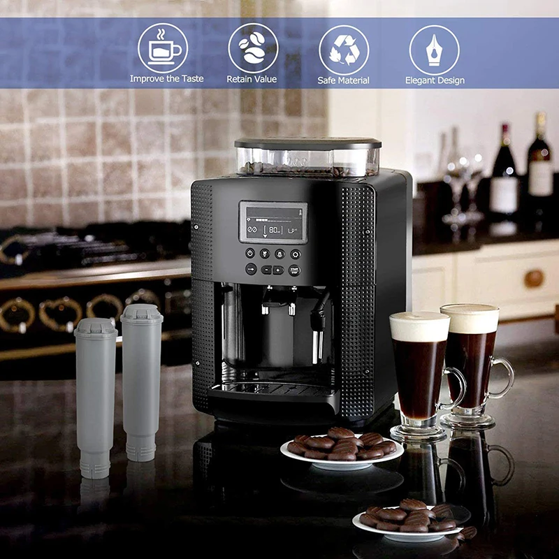 

2Pcs Coffee Machine Filter Replacement For Krups Claris F088 Melitta PRO AQUA AEG For Bosch Siemens Gaggenau Nivona Melitta Neff