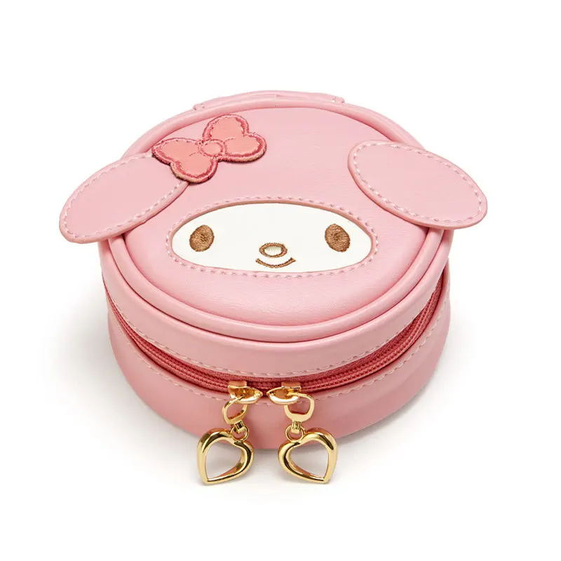 Sanrio Hello Kitty Coin Purse Cute My Melody Cinnamoroll Kuromi Round Storage Earphone Bag Large Capacity Storage Wallet