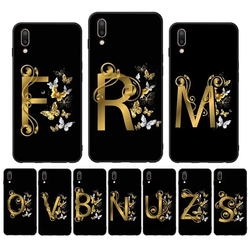 

Cute Letters Phone Case for Vivo Y91C Y11 17 19 17 67 81 Oppo A9 2020 Realme c3