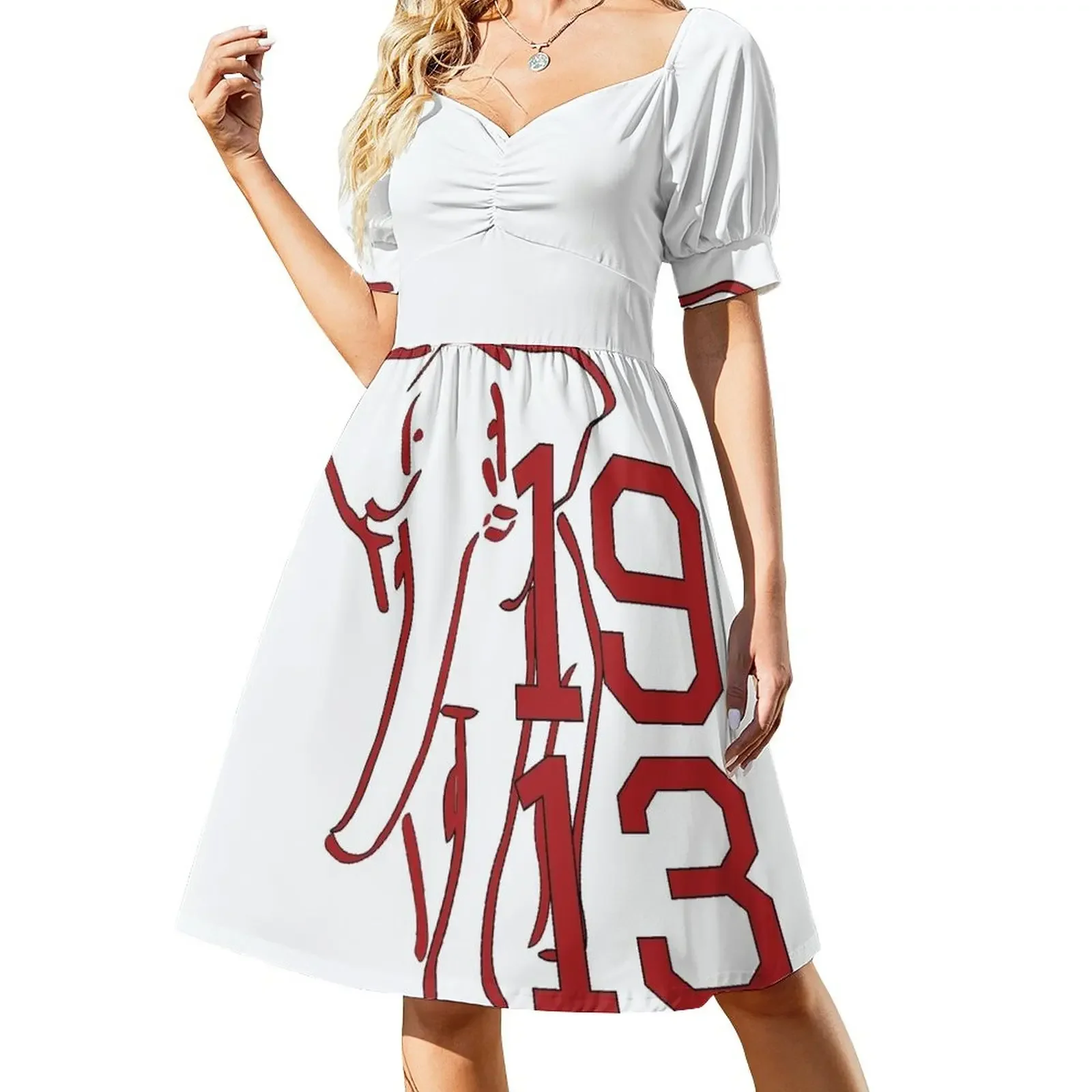 Varsity 1913 от HeavenNezCree Платье с короткими рукавами женское летнее платье на каждый