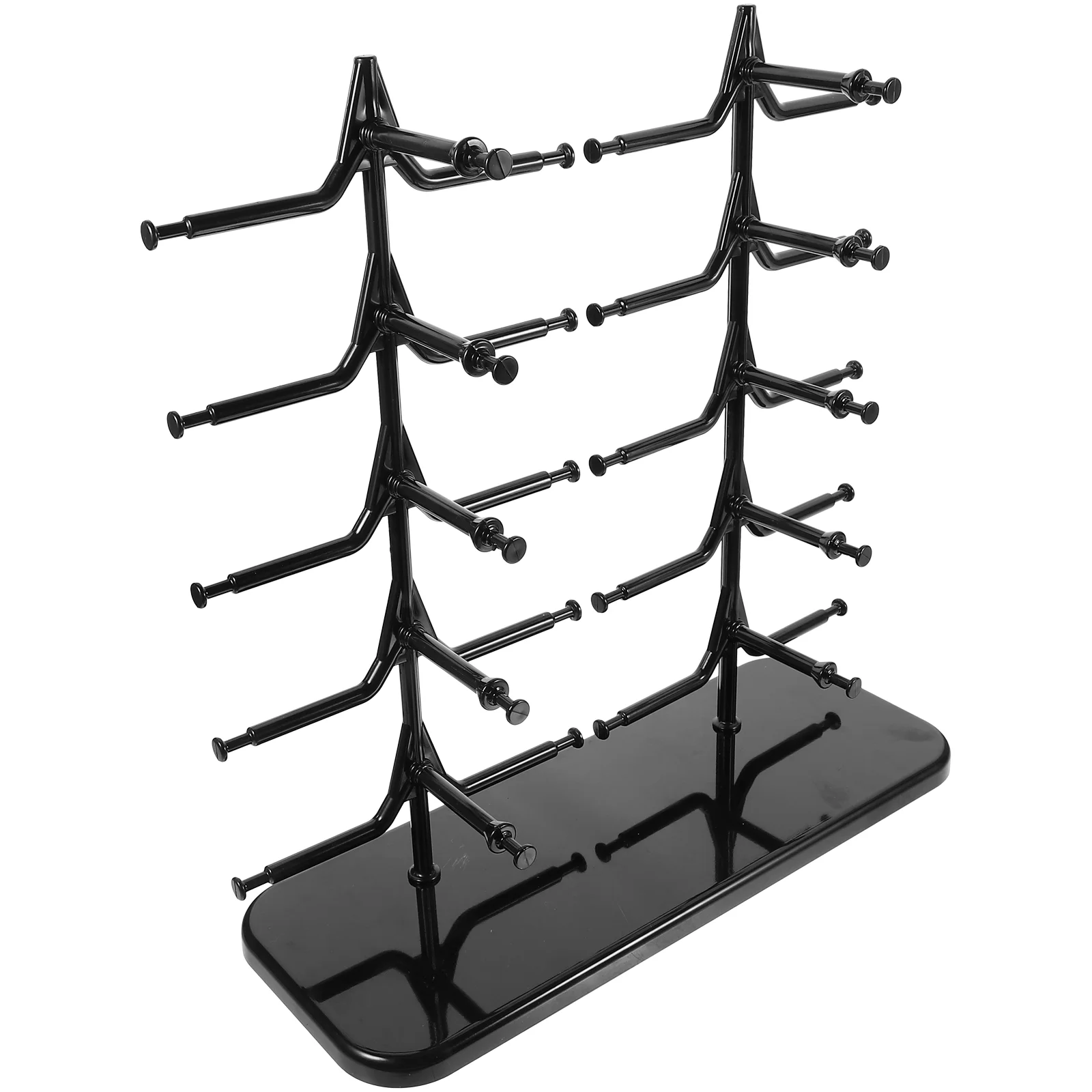 

Stand Glasses Sunglasses Display Holder Organizer Eyewear Riser Rack Eyeglasses Eyeglass Desktop Office Showcasesupport Clear