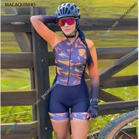 womens professional long sleeve cycling triathlon skinsuit jersey sets bicycle clothing macaquinho ciclismo feminino jumpsuit