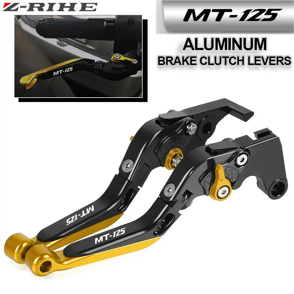 

For YAMAHA MT125 MT-125 2014 2015 2016 2017 2018 Motorcycle Accessories Adjustable Folding Extendable Brake Clutch Levers Handle