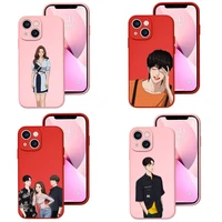 korean drama true beauty phone case red pink for iphone 12 pro 13 11 pro max mini xs x xr 7 8 6 6s plus se 2020 shockproof cover