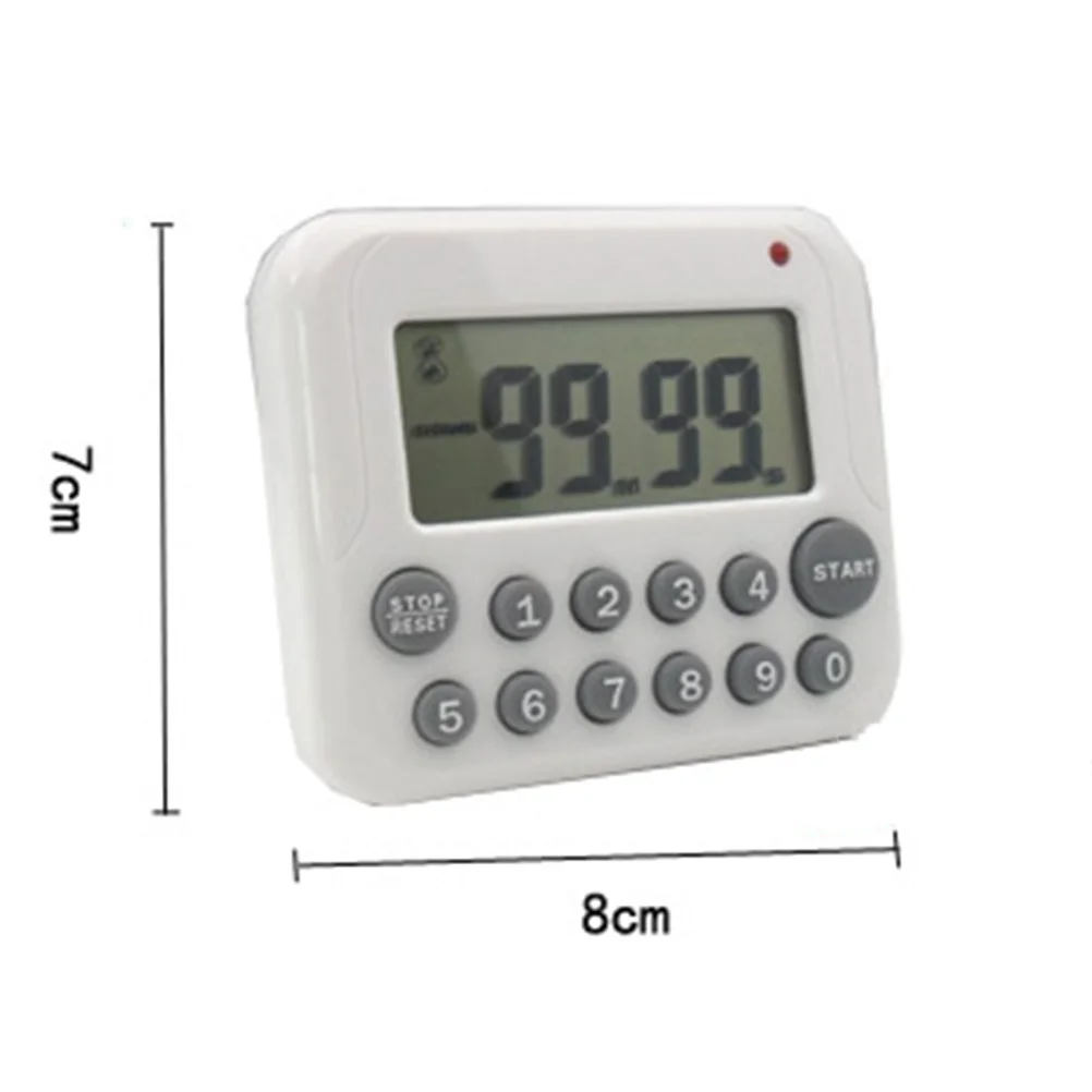 Полезный ЖК-экран цифровой кухонный таймер для приготовления пищи часы