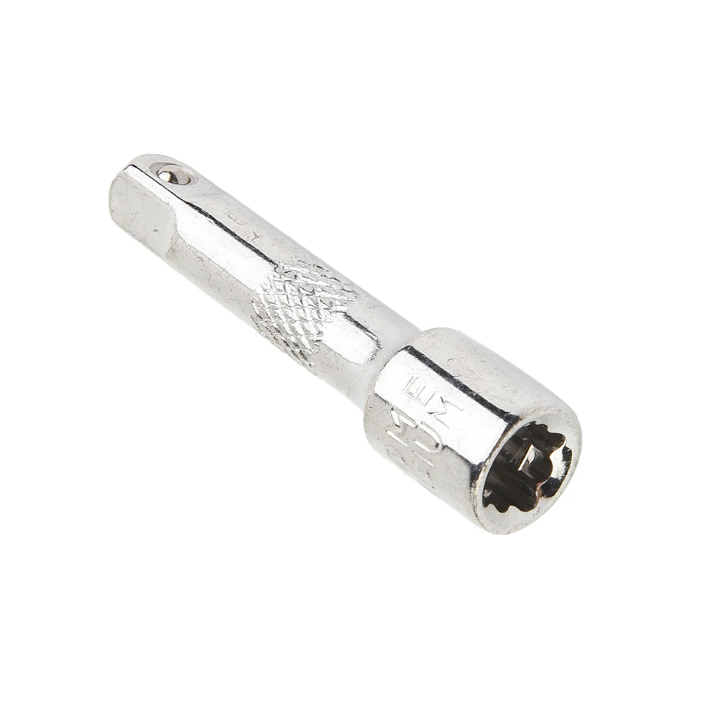 

Extender Bar Rustproof Chrome Vanadium Steel Ratchet Socket Wrench Extender Bar with 1/4 Inch Sleeve 50/75/100MM