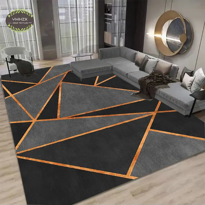 

Nordic Abstract Carpet Rectangle Antiskid Rug for Living Room Bedroom Modern Home Decor Mat Entrance Doormat Non-slip Floor Mats