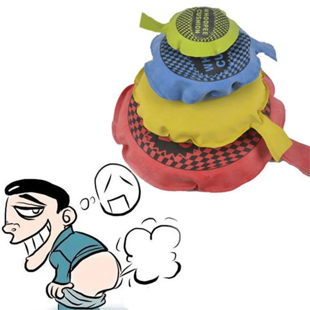 

1Pc Joke Ragging Toy Fart Pad Sponge Whoopee Cushion Novetly Twisted Decompression Vent Boring Toys Anti-stress Relieves