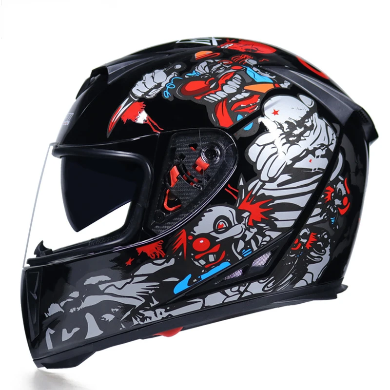 Full Face Motorcycle Helmet Motocross Motorbike Helmet Cascos Para Moto Casco Helm Motorcycle Motorcycle Flip Helmet Women Men enlarge