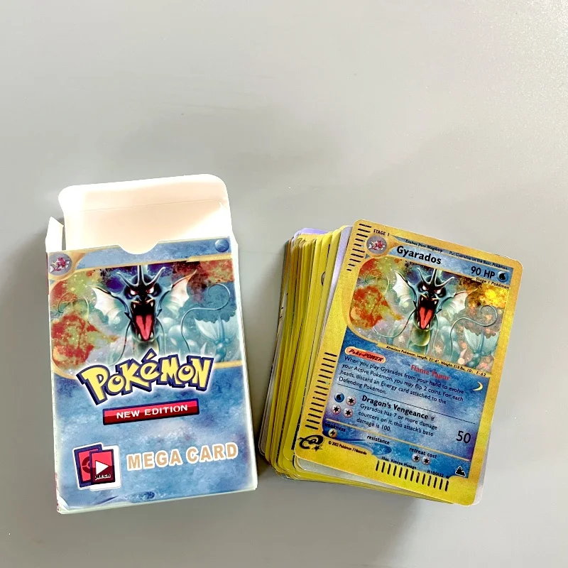 Фото Новый Pokemon 54 шт. карты MEGA/коробка английские блестящие энергетические боевые игрушки коллекционная карточная игра для детей подарок для мальчиков №1