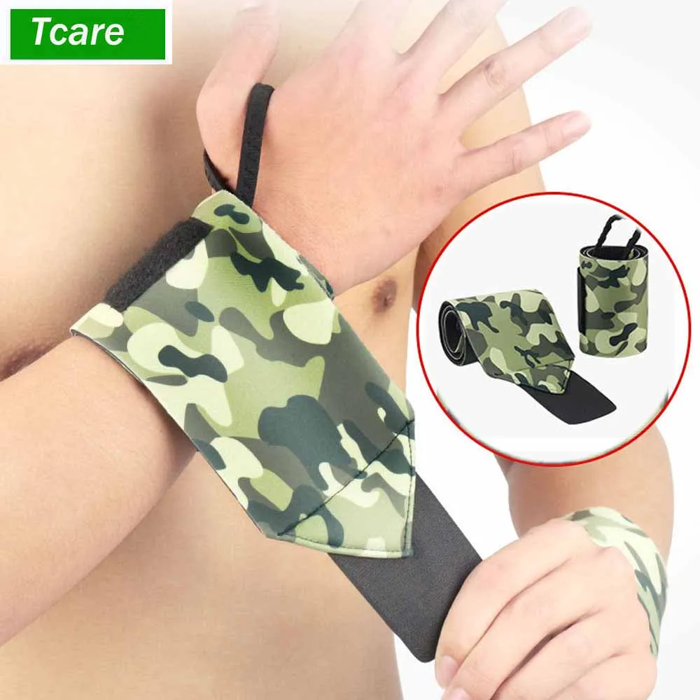 

Tcare 1Pair 22Inch/55cm Wrist Wraps Thumb Loops Wrist Support Braces Weight Lifting Bodybuilding Powerlifting Strength Training