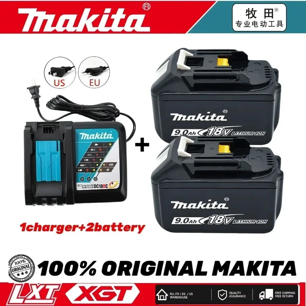 Литиевая аккумуляторная батарея Makita 18 В 9 0 Ач со светодиодным индикатором