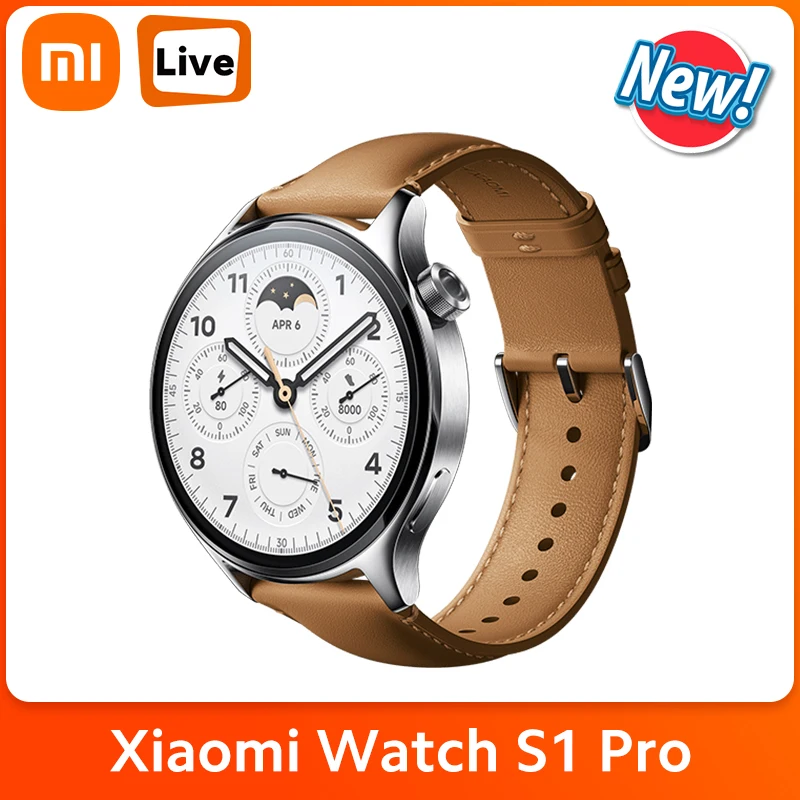 

Xiaomi Watch S1 Pro 1.47'' AMOLED Blood Oxygen Heart Rate Monitor 500mAh 14 Days Battery Life Wireless Charging Smartwatch