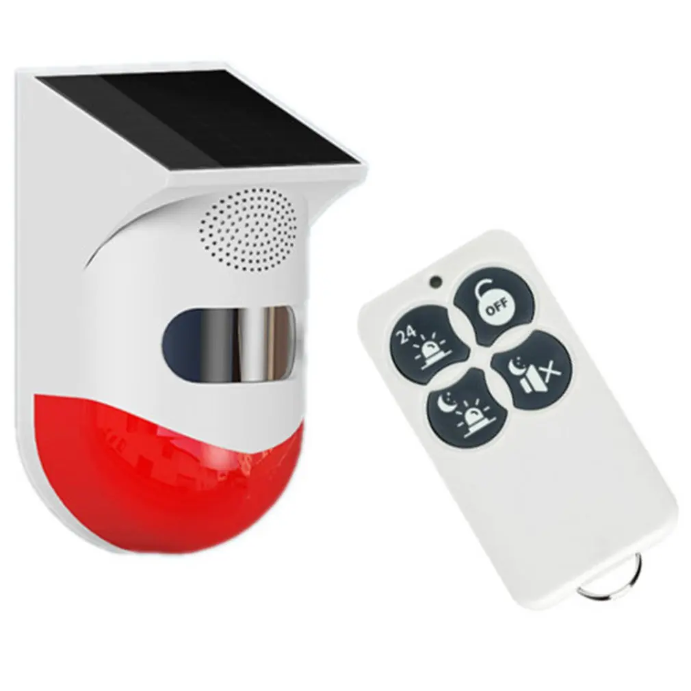 

Беспроводной инфракрасный детектор сигнализации на солнечной батарее, датчик притяжения для дома, сада, двора, улицы с дистанционным управ...