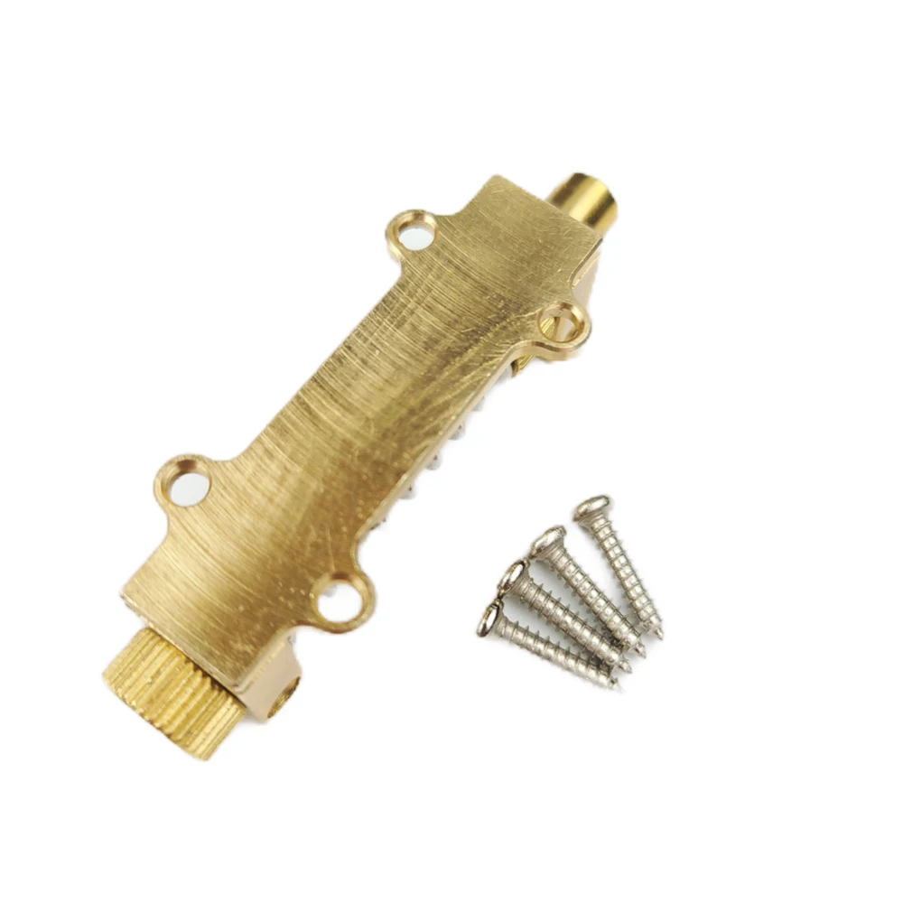 

New Kaynes Brass Guitar Tremolo Arming Adjuster Tremsetter Set Guitar Bridge Stopper Tremolo Stabilizer Stopper Kit