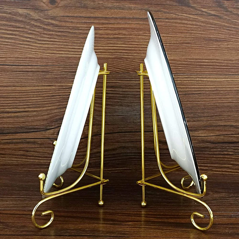 Подставка для тарелок и планшетов декоративная железная подставка рисования