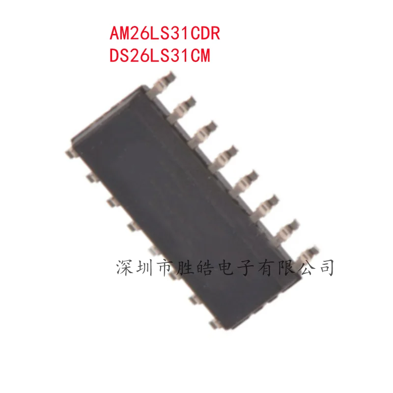 (10PCS)  NEW  AM26LS31CDR  26LS31CDR /  DS26LS31CM  26LS31CM  CMX   SOP16   Integrated Circuit